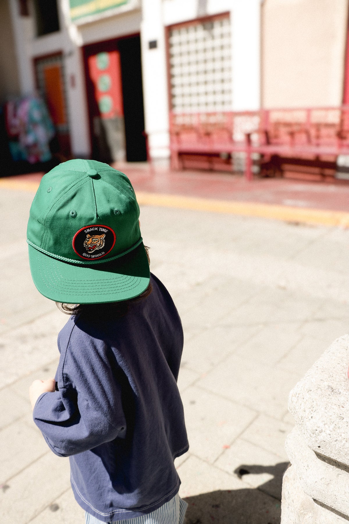 Child wearing Goo World Snack Time Hat